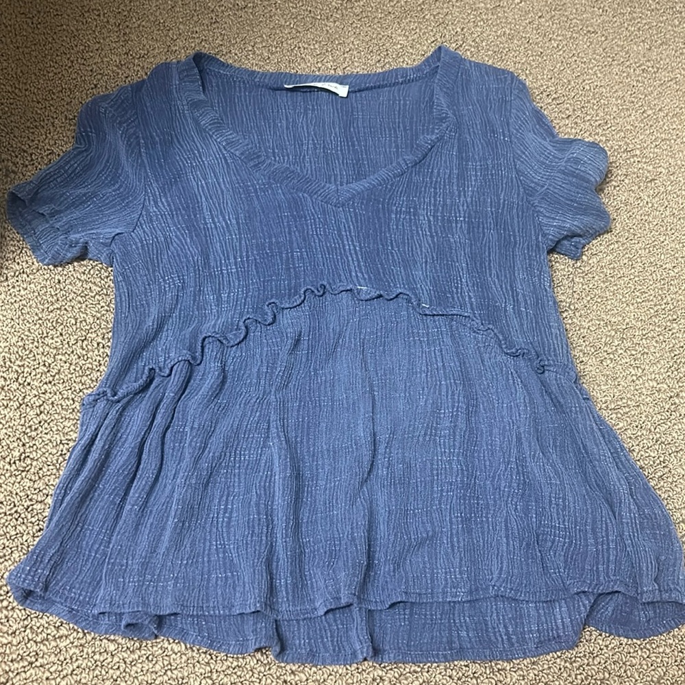 emory park ruffle shirt !!